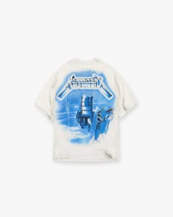 Represent X Metallica Ride The Lightning T-Shirt - Flat White> Represent X Metallica | T-Shirts