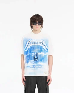 Represent X Metallica Ride The Lightning T-Shirt - Flat White><noscript><img width=