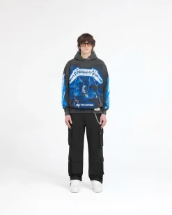 Represent X Metallica Ride The Lightning Hoodie - Vintage Grey><noscript><img width=