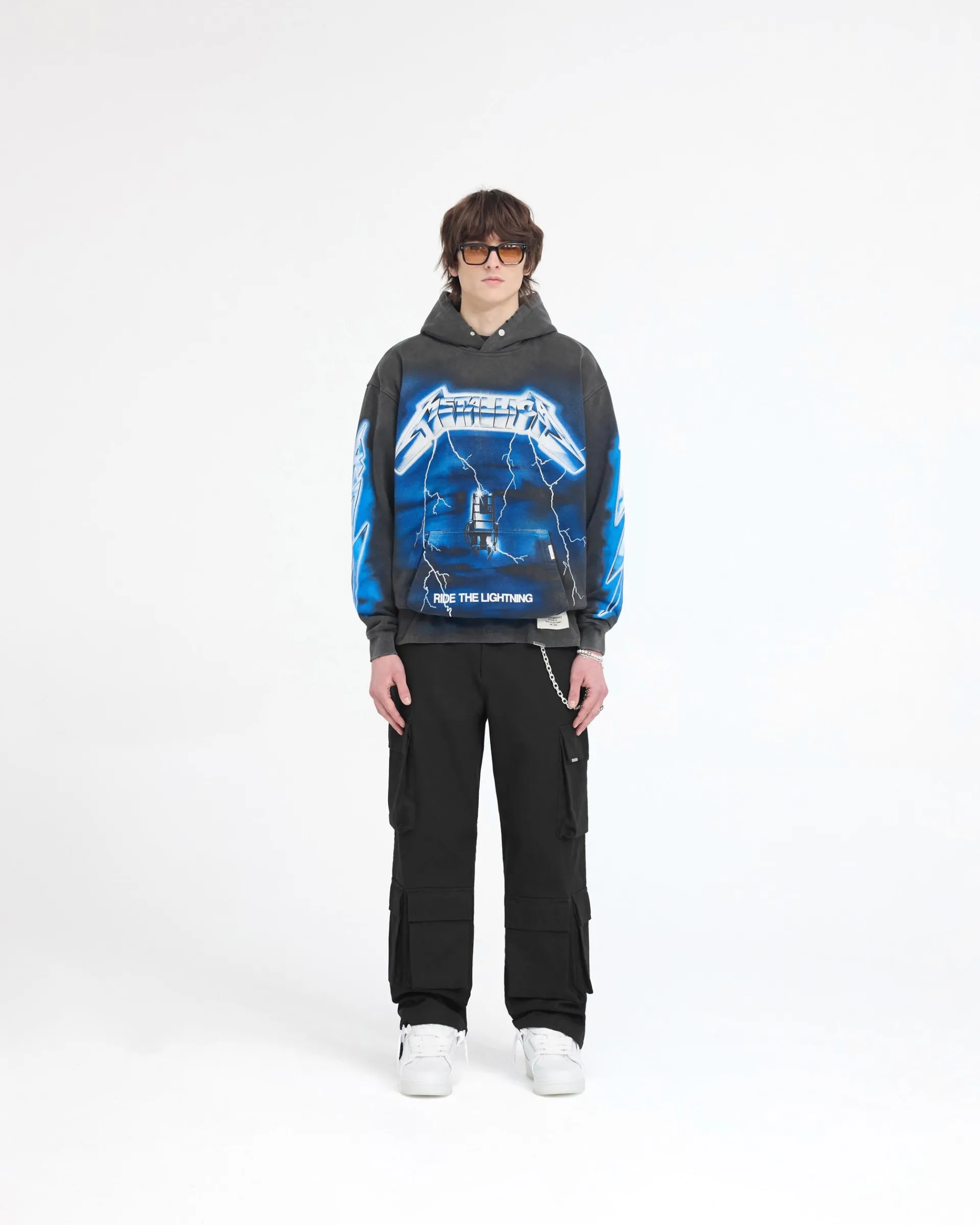 Represent X Metallica Ride The Lightning Hoodie - Vintage Grey> Represent X Metallica | Hoodies