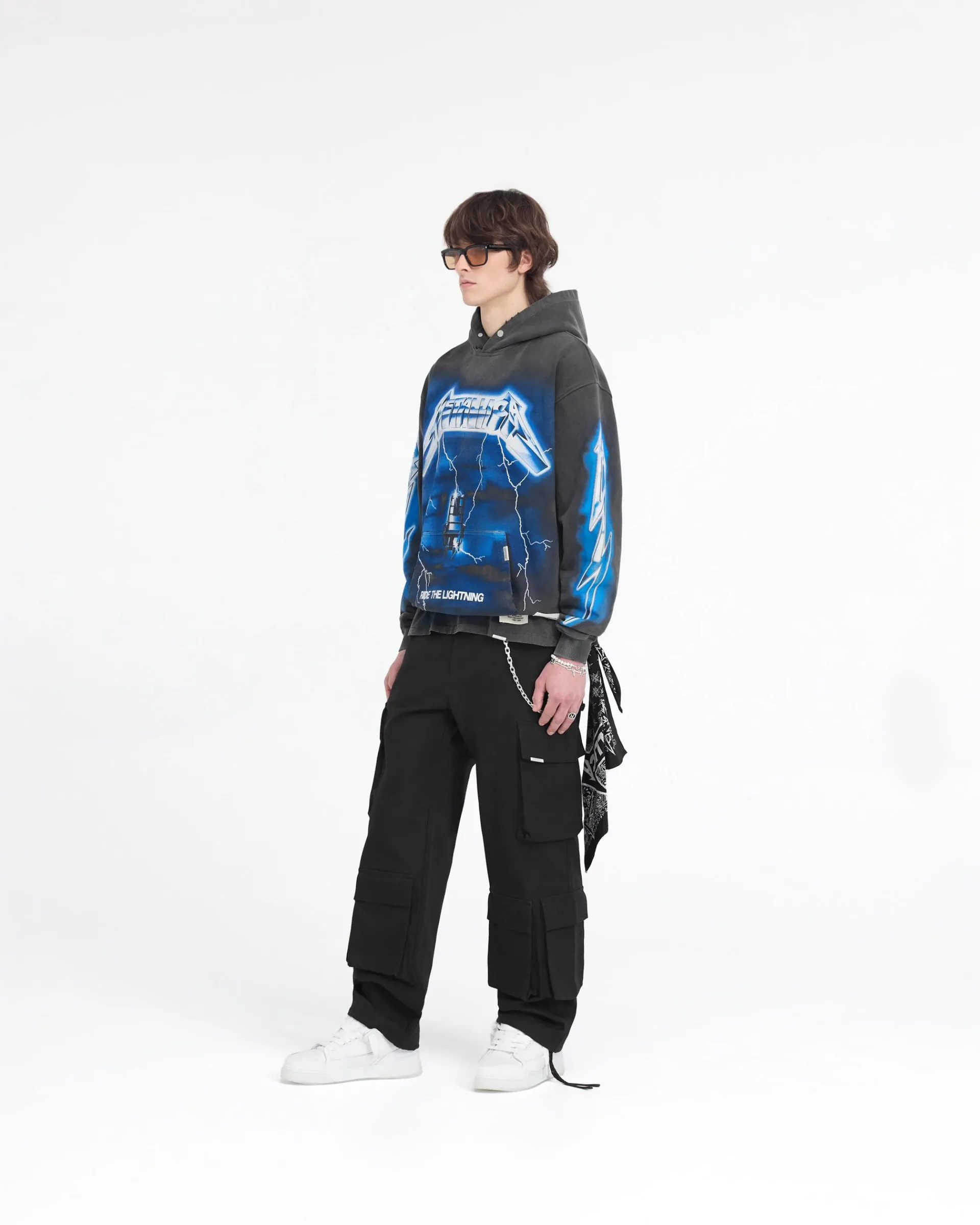 Represent X Metallica Ride The Lightning Hoodie - Vintage Grey> Represent X Metallica | Hoodies