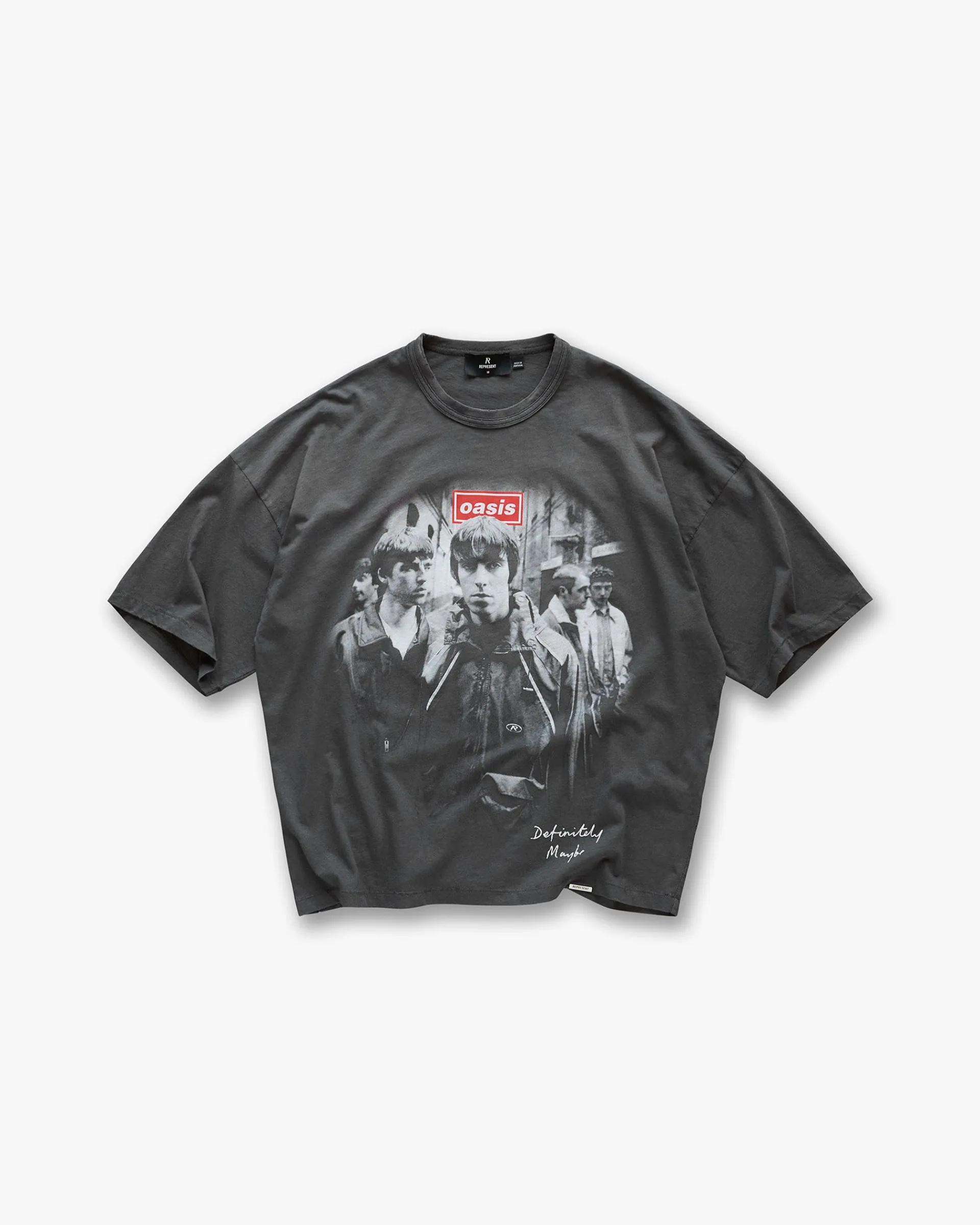 Represent X Oasis Definitely Maybe T-Shirt - Washed Black> T-Shirts