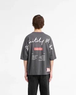 Represent X Oasis Definitely Maybe T-Shirt - Washed Black><noscript><img width=