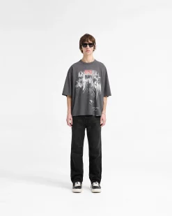 Represent X Oasis Definitely Maybe T-Shirt - Washed Black><noscript><img width=