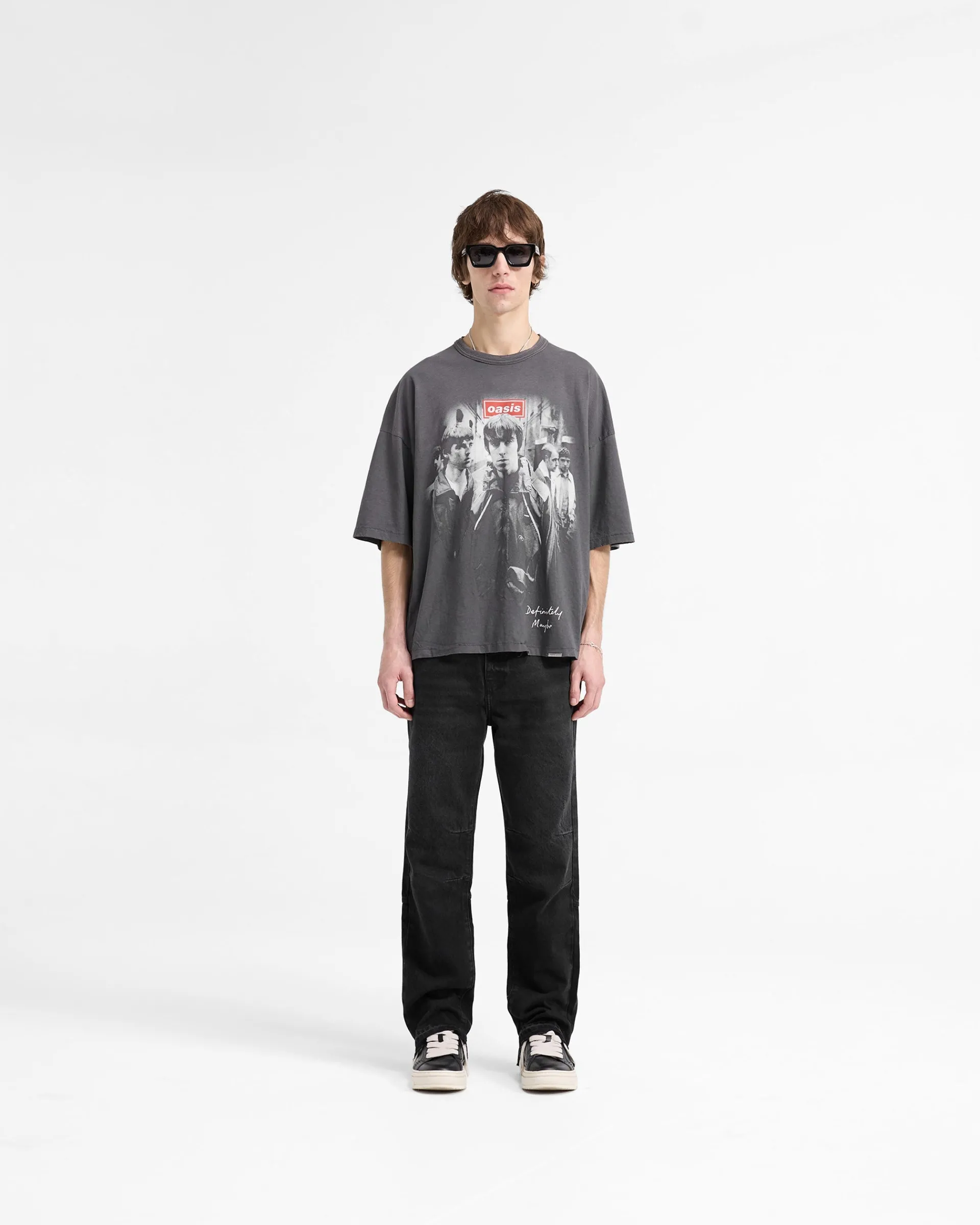 Represent X Oasis Definitely Maybe T-Shirt - Washed Black> T-Shirts