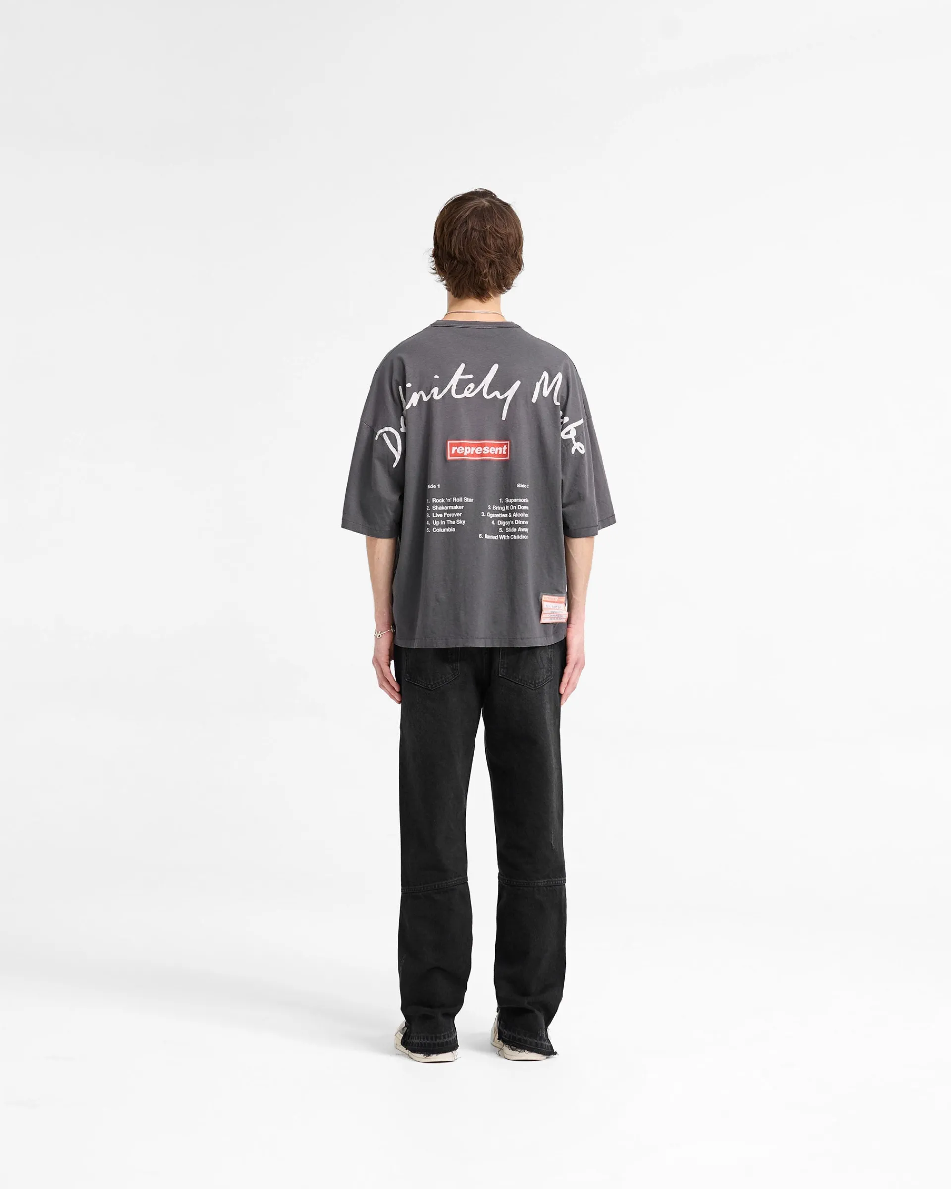 Represent X Oasis Definitely Maybe T-Shirt - Washed Black> T-Shirts