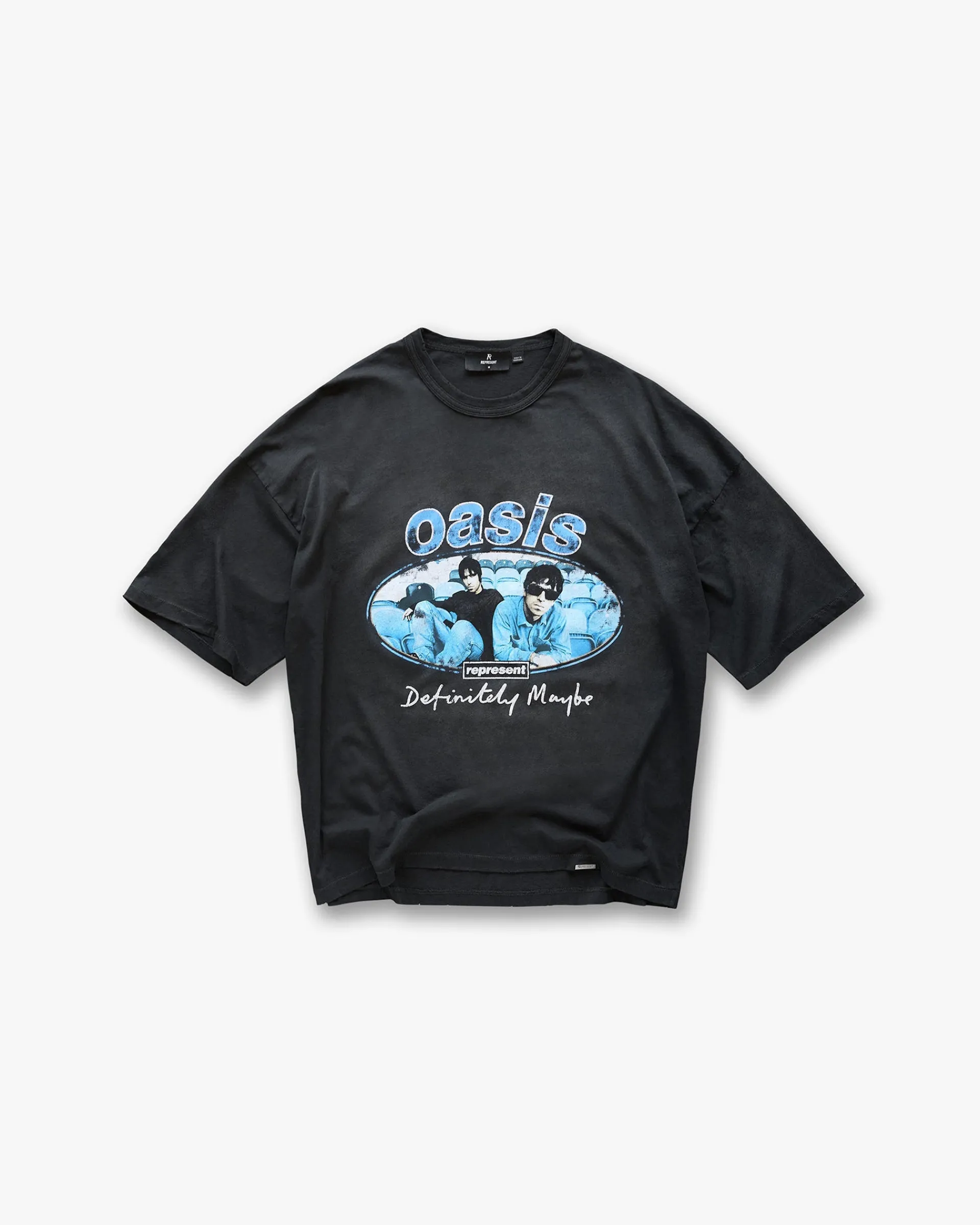 Represent X Oasis Maine Road T-Shirt - Washed Black> T-Shirts