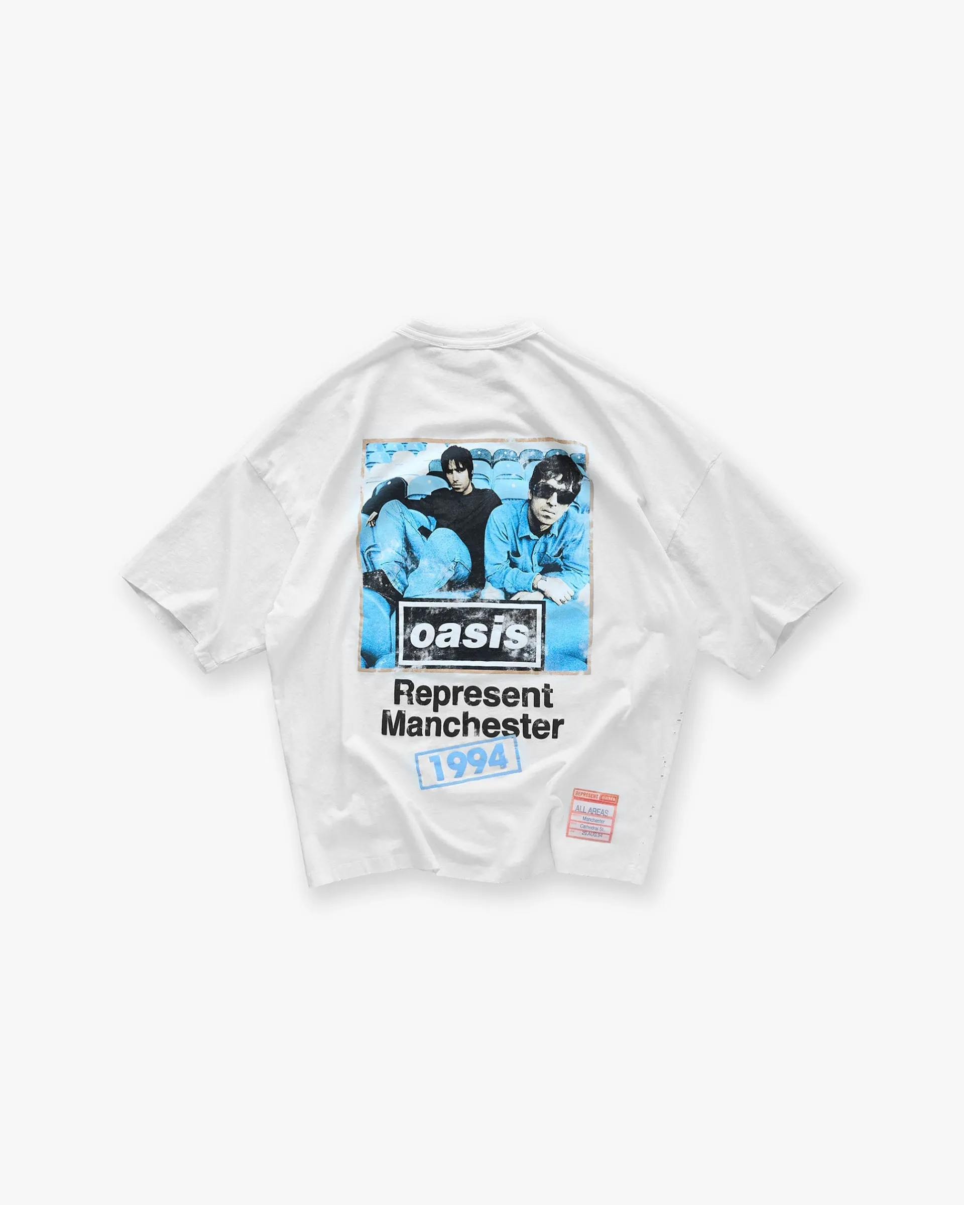 Represent X Oasis Maine Road T-Shirt - Flat White> T-Shirts