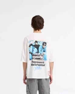 Represent X Oasis Maine Road T-Shirt - Flat White><noscript><img width=