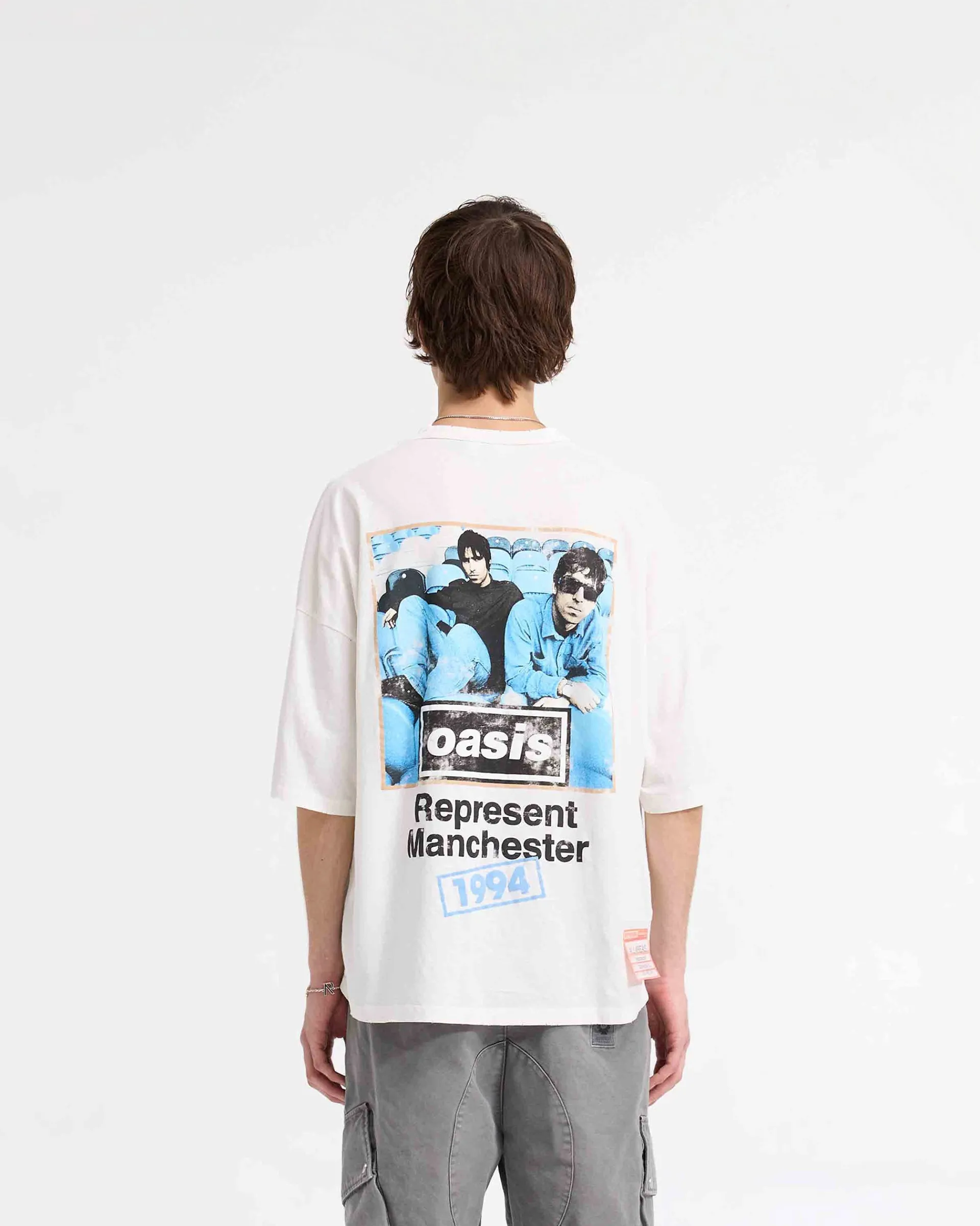 Represent X Oasis Maine Road T-Shirt - Flat White> T-Shirts