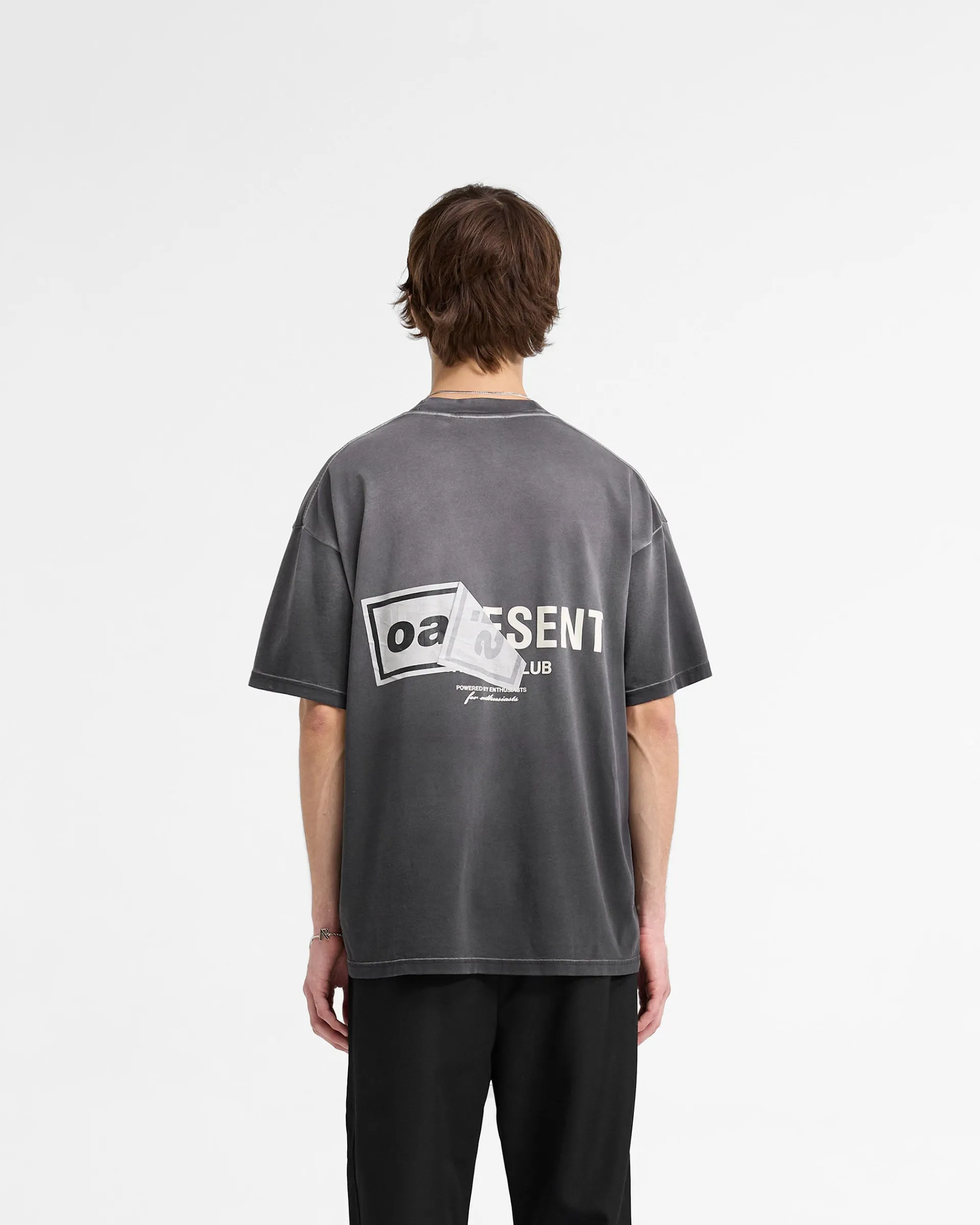 Represent X Oasis Owners Club T-Shirt - Stained Black> T-Shirts