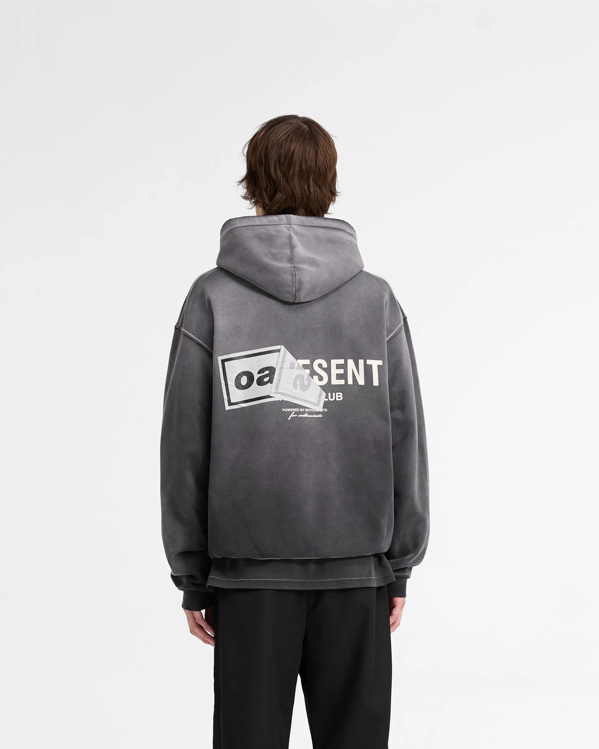 Represent X Oasis Owners Club Hoodie - Stained Black> Hoodies