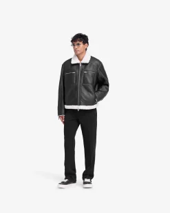 Represent Reversible Shearling Jacket -><noscript><img width=