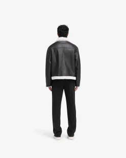 Represent Reversible Shearling Jacket -><noscript><img width=