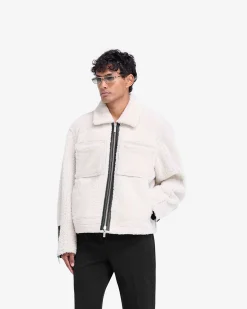 Represent Reversible Shearling Jacket -><noscript><img width=