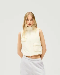 Represent Revolver Gilet - Warm White><noscript><img width=