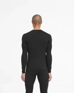 Represent 247 Ribbed Long Sleeve Top -><noscript><img width=