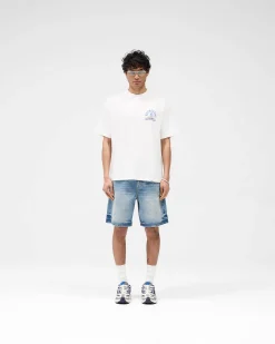 Represent R10T Tailored Denim Shorts - Blue 60><noscript><img width=