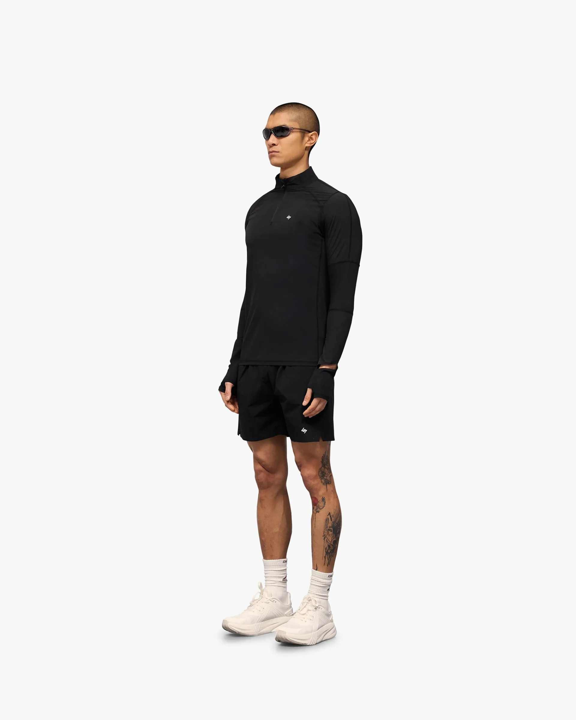 Represent 247 Run Quarter Zip - Jet Black> Outerwear