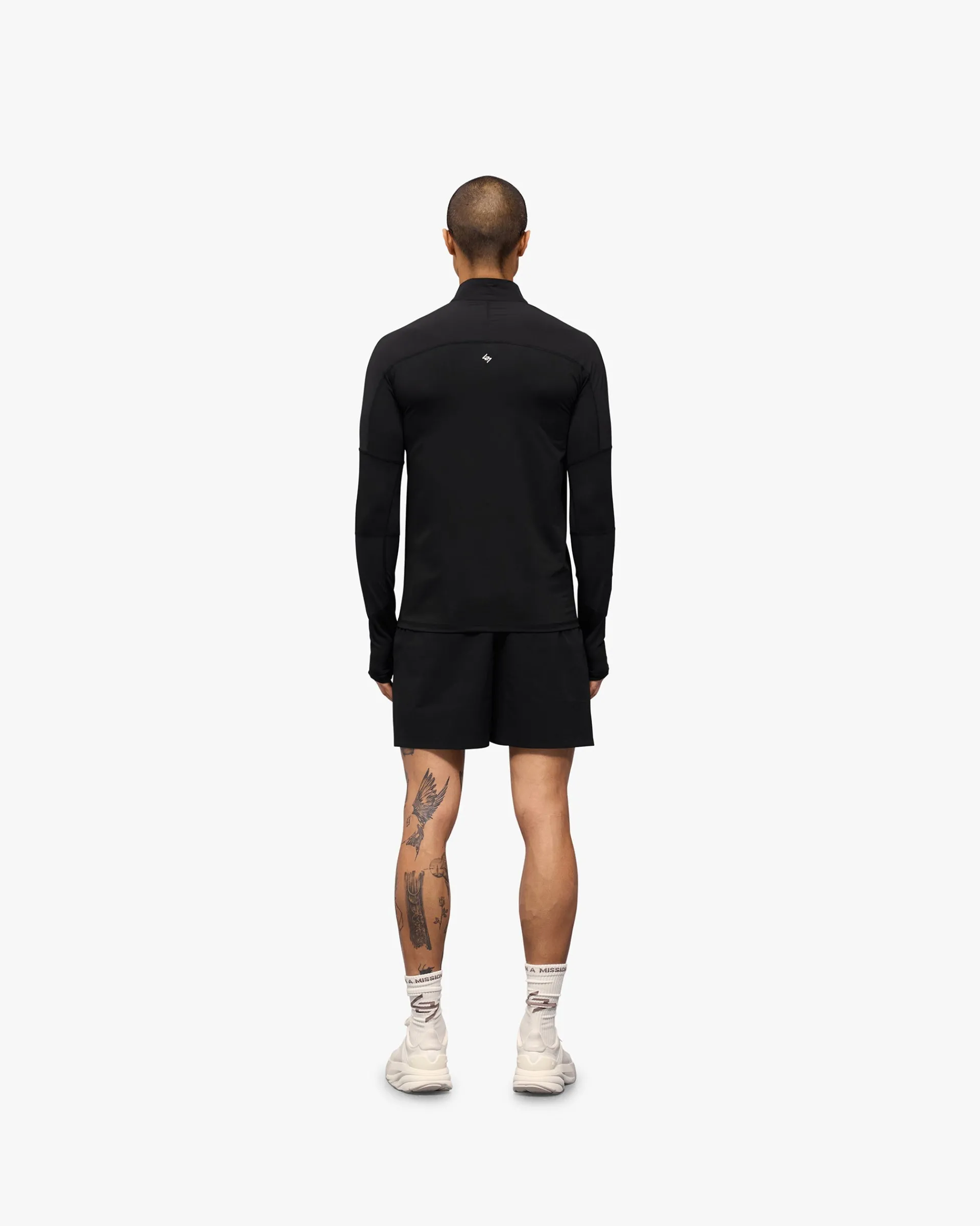 Represent 247 Run Quarter Zip - Jet Black> Outerwear