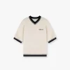 Represent Script Embroidered Knit - Off White> Knitwear