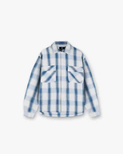 Represent Season Flannel Shirt - Mid Blue> Shirts