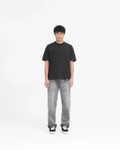 Represent Serif Logo T-Shirt - Jet Black><noscript><img width=