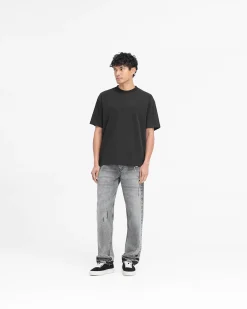 Represent Serif Logo T-Shirt - Jet Black><noscript><img width=
