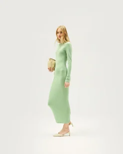 Represent Shadow Midi Dress - Forest Shade><noscript><img width=