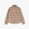 Represent Sheer Flannel Shirt - Brown Check> Shirts