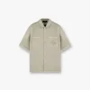 Represent Short Sleeve Cotton Overshirt -> Shirts