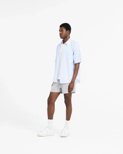 Represent Short Sleeve Pinstripe Shirt - Baby Blue><noscript><img width=