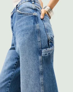 Represent Skater Jean - Washed Blue> Bottoms/Jeans