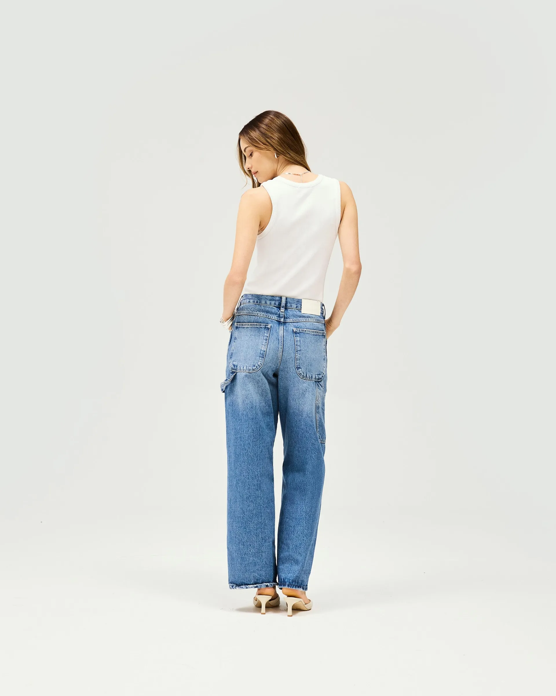 Represent Skater Jean - Washed Blue> Bottoms/Jeans