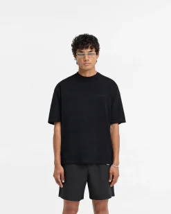 Represent Slub T-Shirt - Jet Black><noscript><img width=