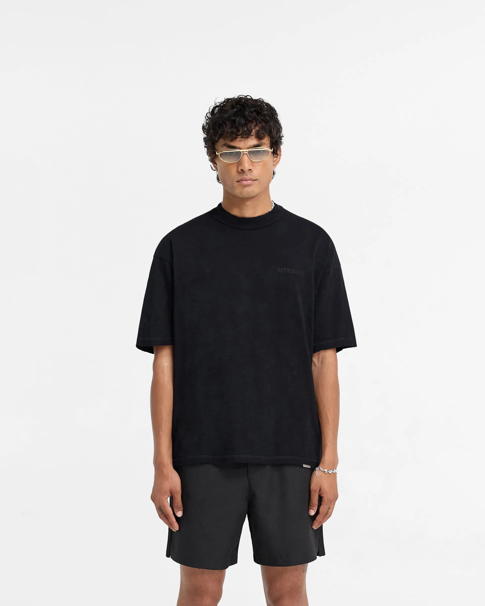 Represent Slub T-Shirt - Jet Black> T-Shirts