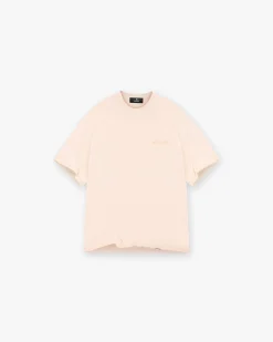 Represent Slub T-Shirt - Washed Coral> T-Shirts