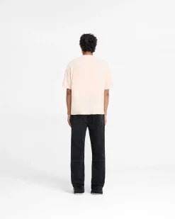 Represent Slub T-Shirt - Washed Coral><noscript><img width=