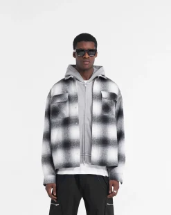 Represent Spirits Of Summer Flannel Shirt - Black White><noscript><img width=