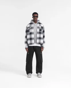 Represent Spirits Of Summer Flannel Shirt - Black White><noscript><img width=