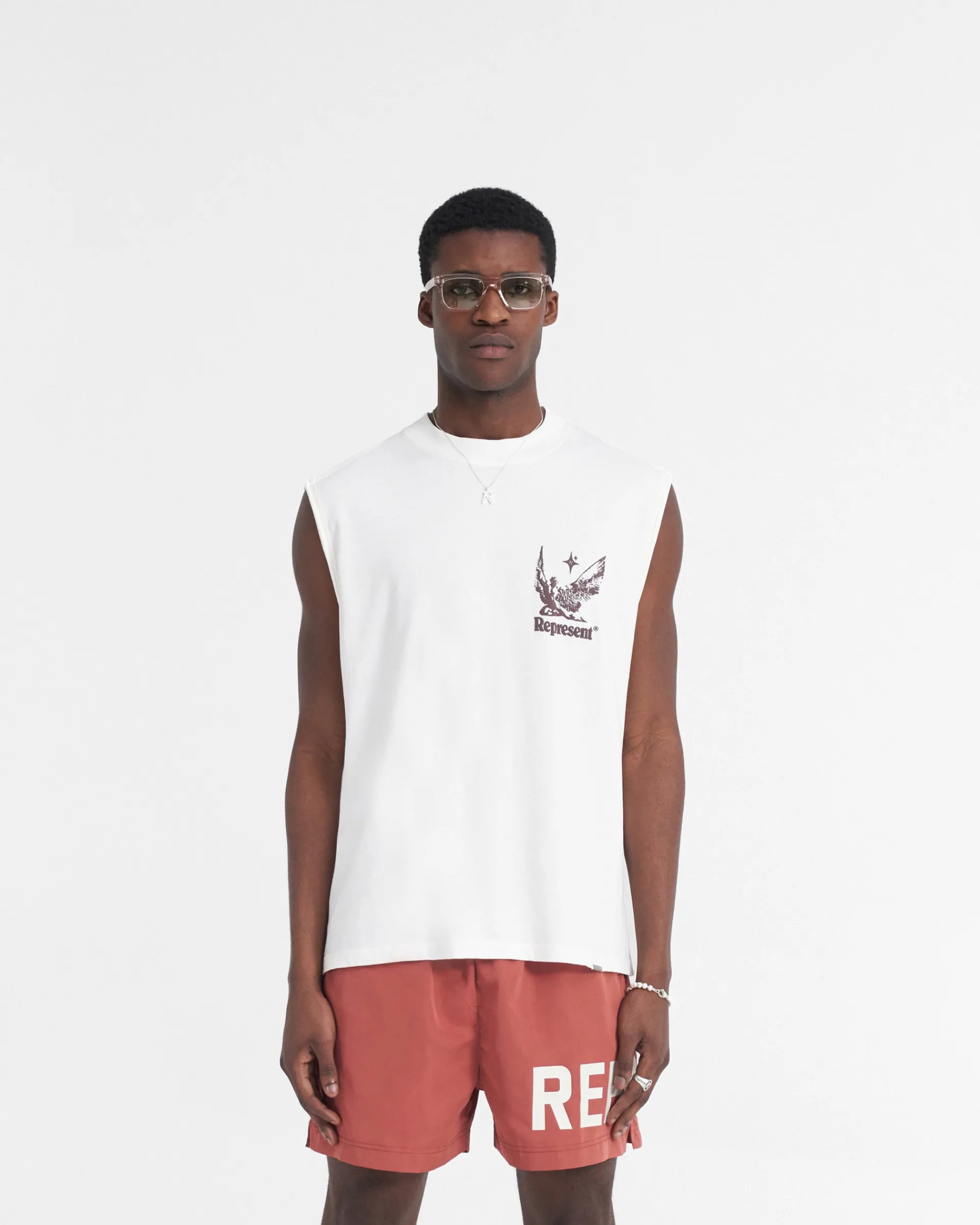 Represent Spirits Of Summer Tank - Flat White> T-Shirts
