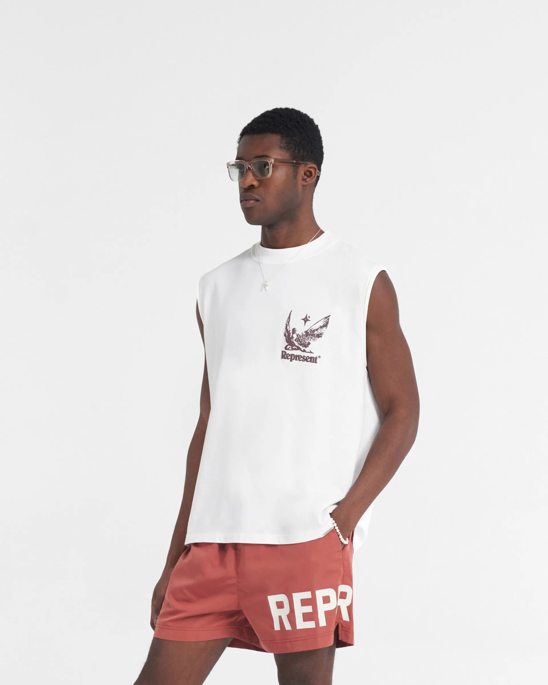 Represent Spirits Of Summer Tank - Flat White> T-Shirts
