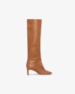 Represent Square Toe Knee Boot -> Footwear