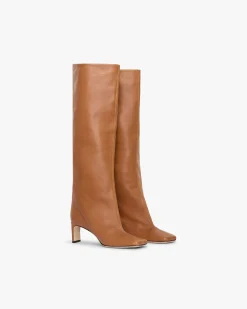 Represent Square Toe Knee Boot -> Footwear