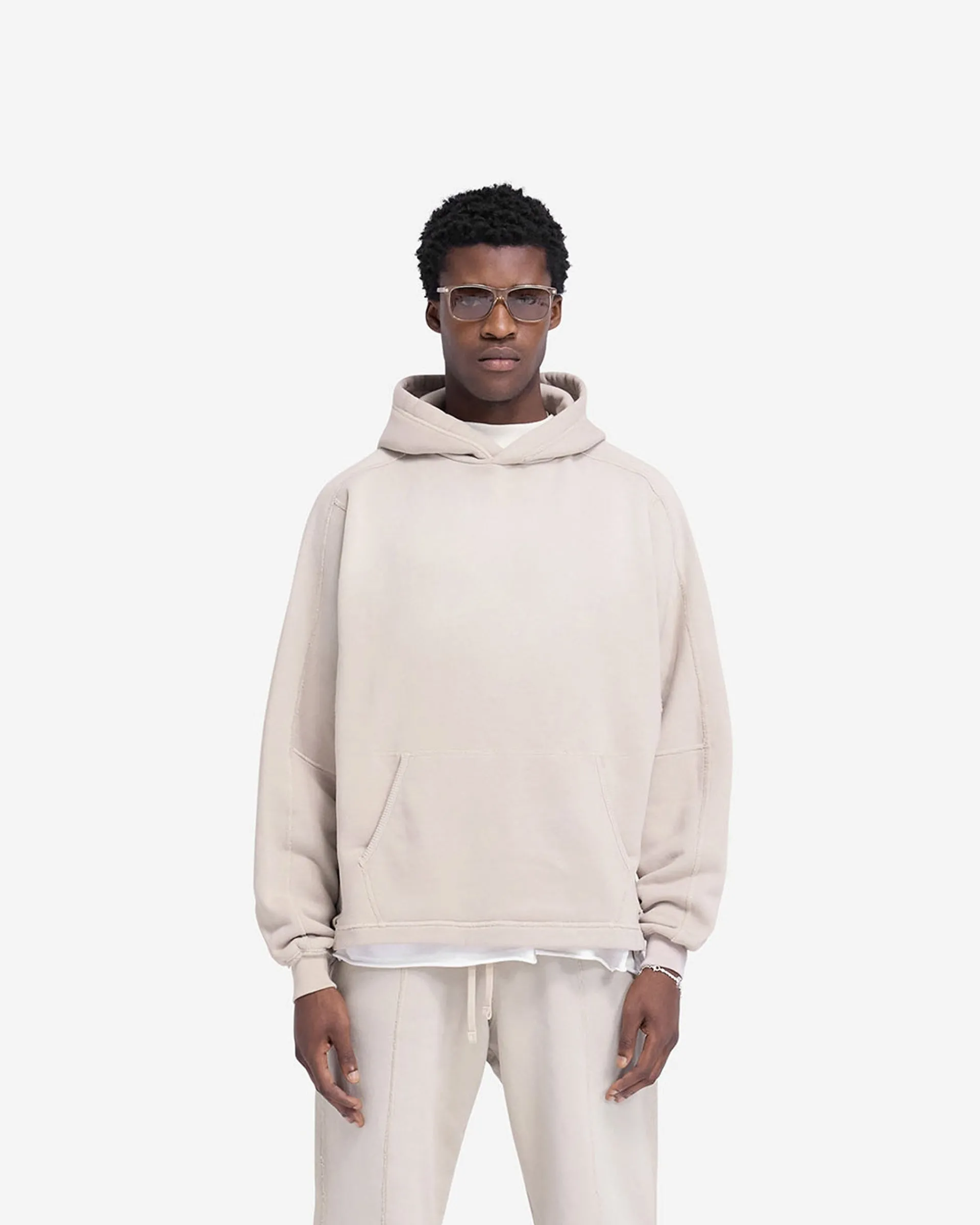Represent Stepped Hem Hoodie -> Hoodies