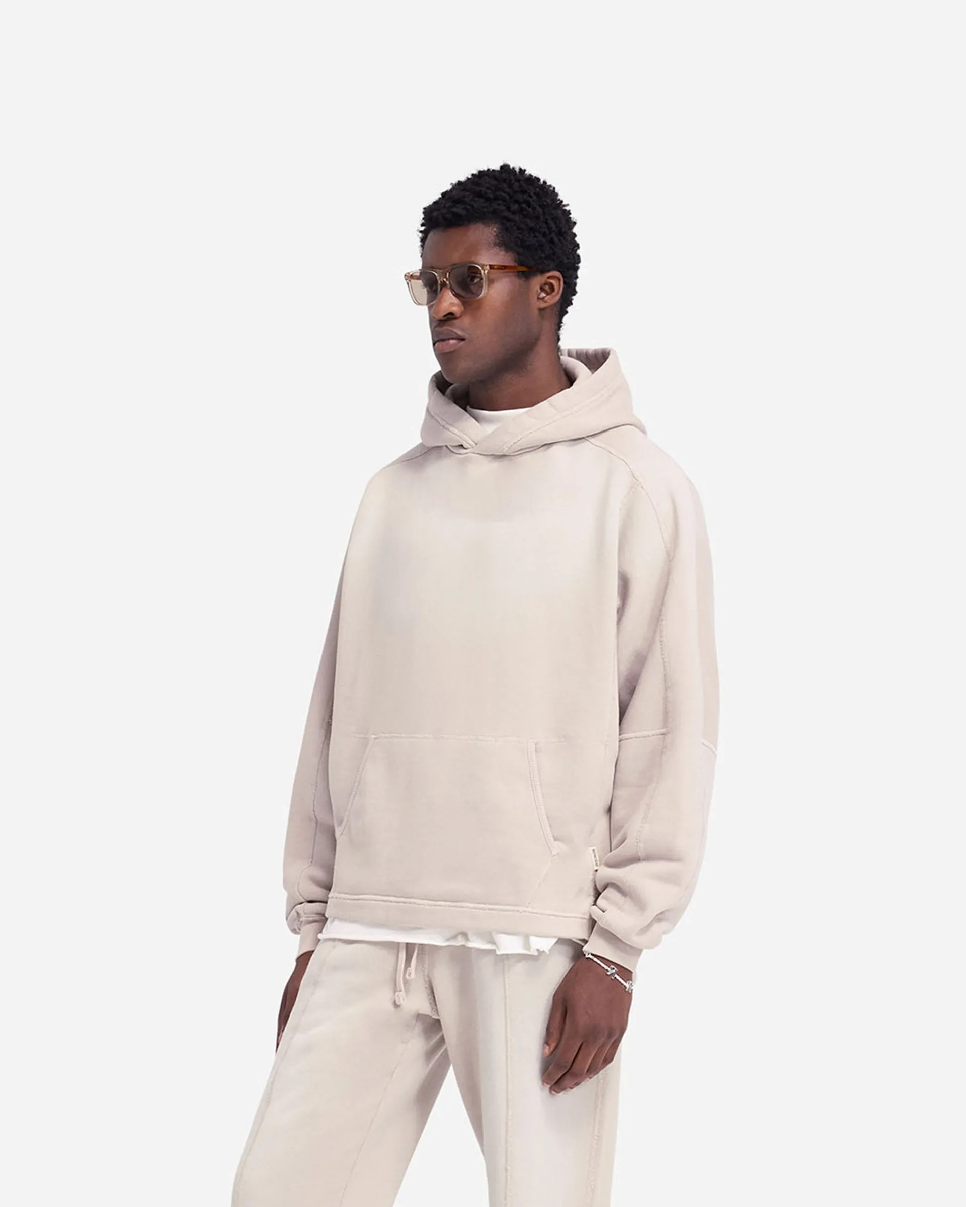 Represent Stepped Hem Hoodie -> Hoodies
