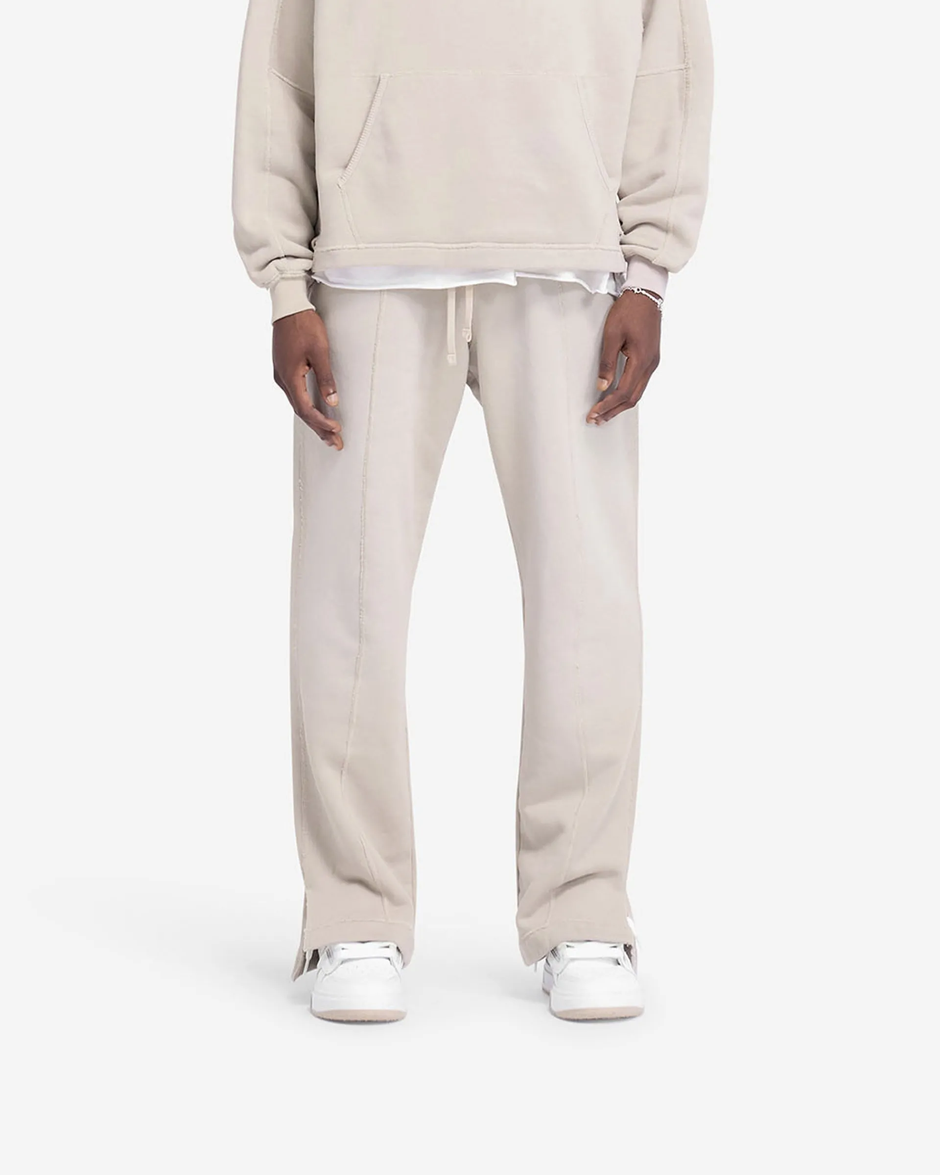 Represent Stepped Hem Sweatpants -> Sweatpants | Pants