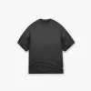 Represent Stepped Hem T-Shirt - Stained Black> T-Shirts