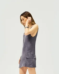 Represent Swirl Dress - Jet Black><noscript><img width=