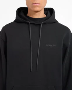Represent Team 247 Oversized Hoodie - Matte Black><noscript><img width=